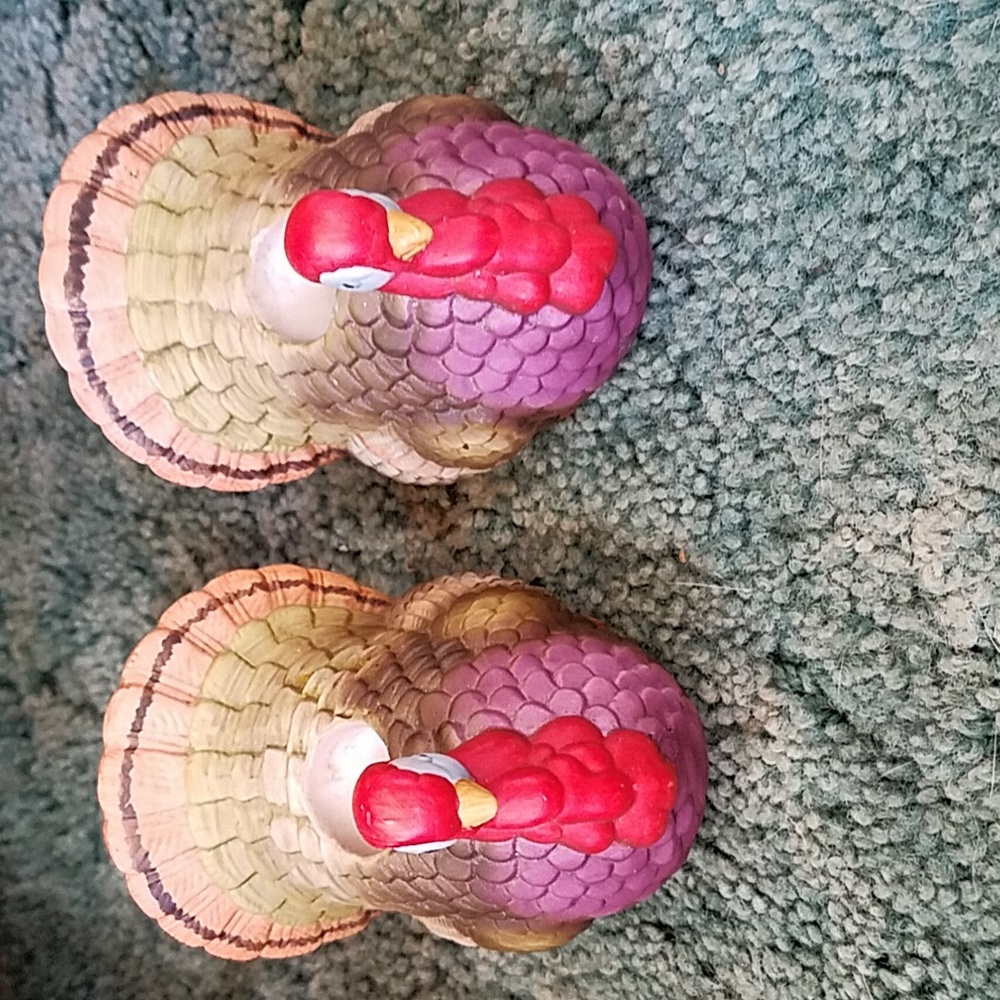 Ceramic Turkey Candle holders - Picture 1 of 8